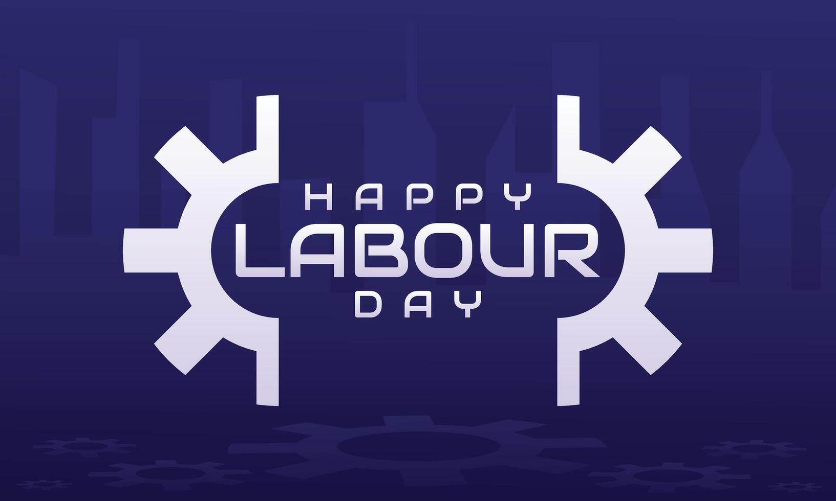 Creative design concept for Happy International Labour Day vector