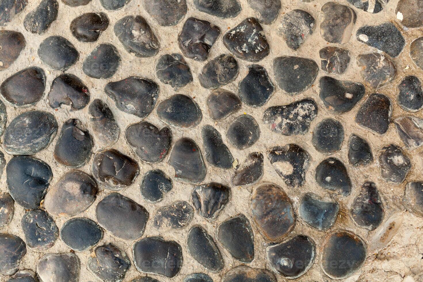 abstract sea stone texture. sea pebbles photo