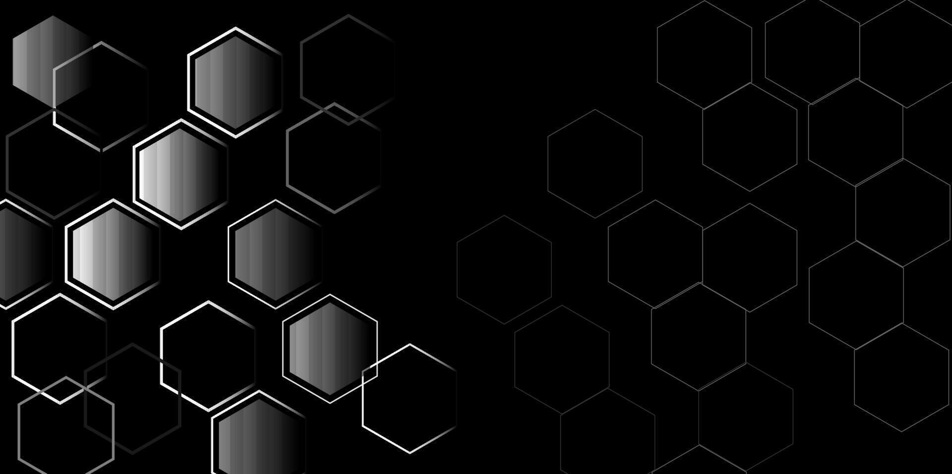 Vector Illustration of movement hexagon pattern of lines and shape geometric abstract background. EPS10.