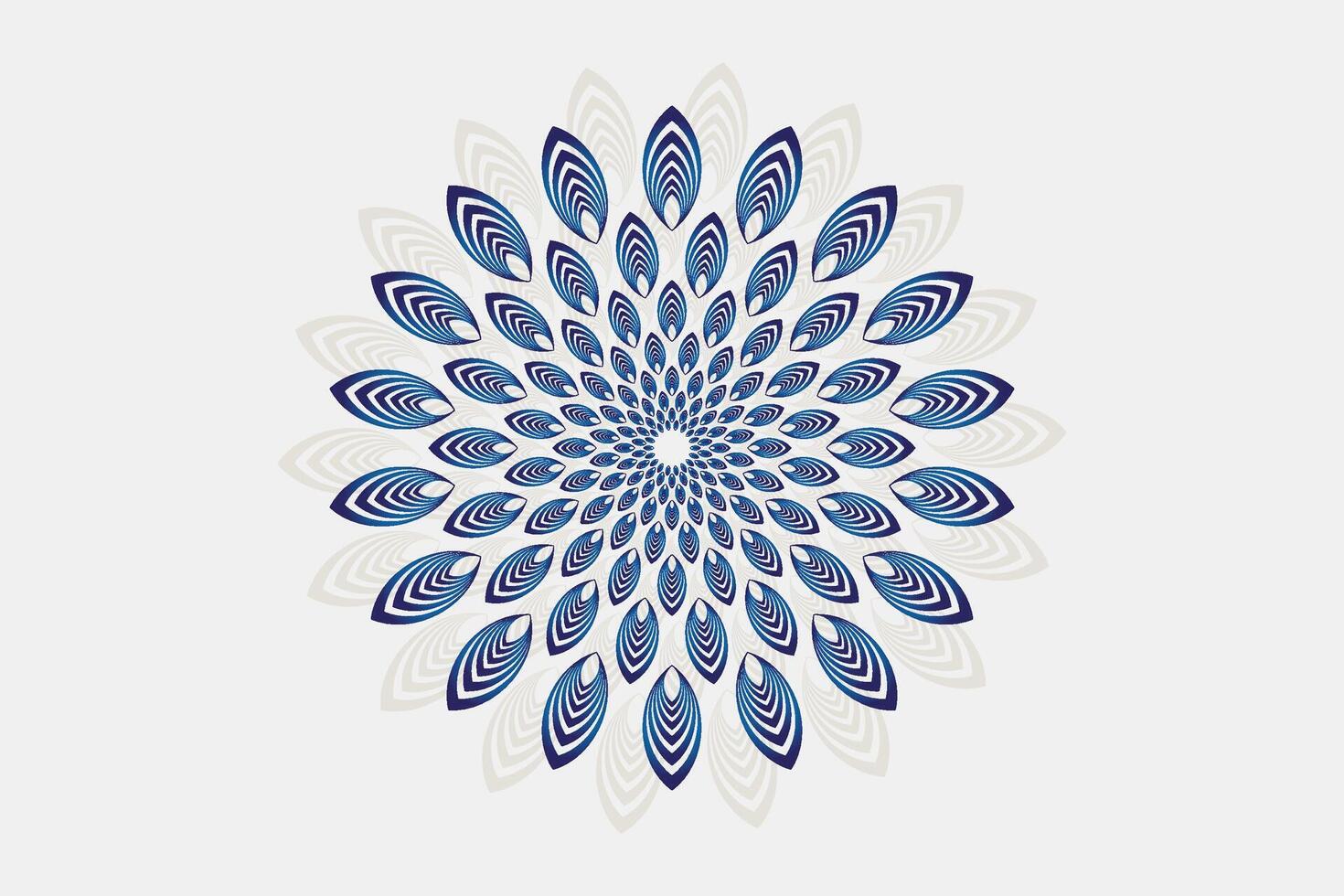 mandala diseño para invitación tarjeta, fondo, decoración. mandala con floral patrones. vector