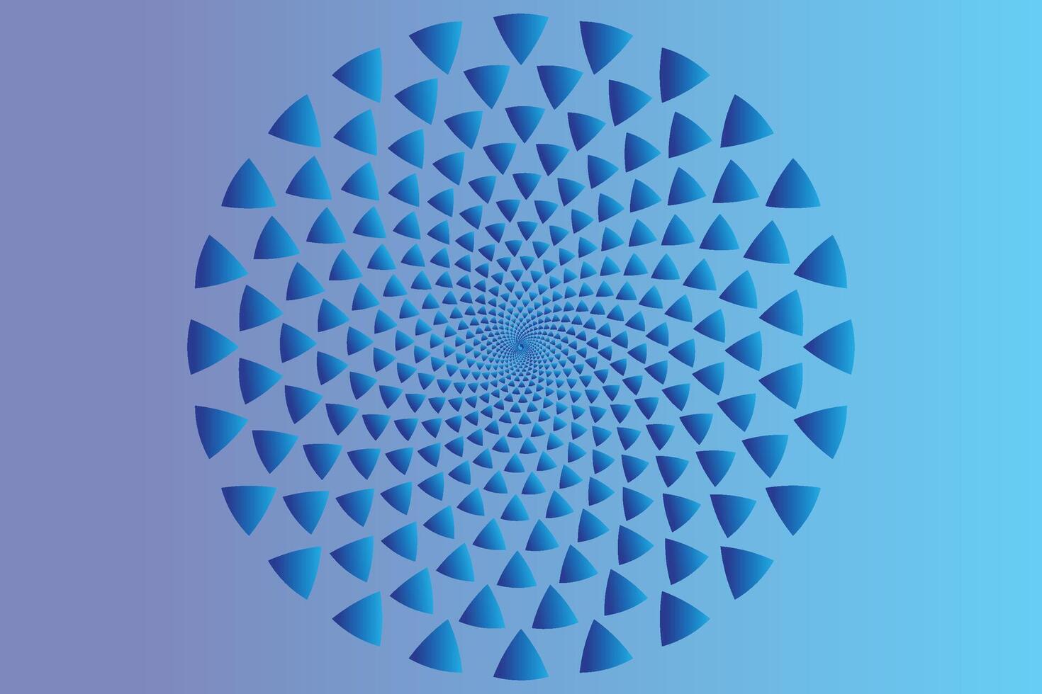 Spiral Flower using the Distort and Transform effect vector