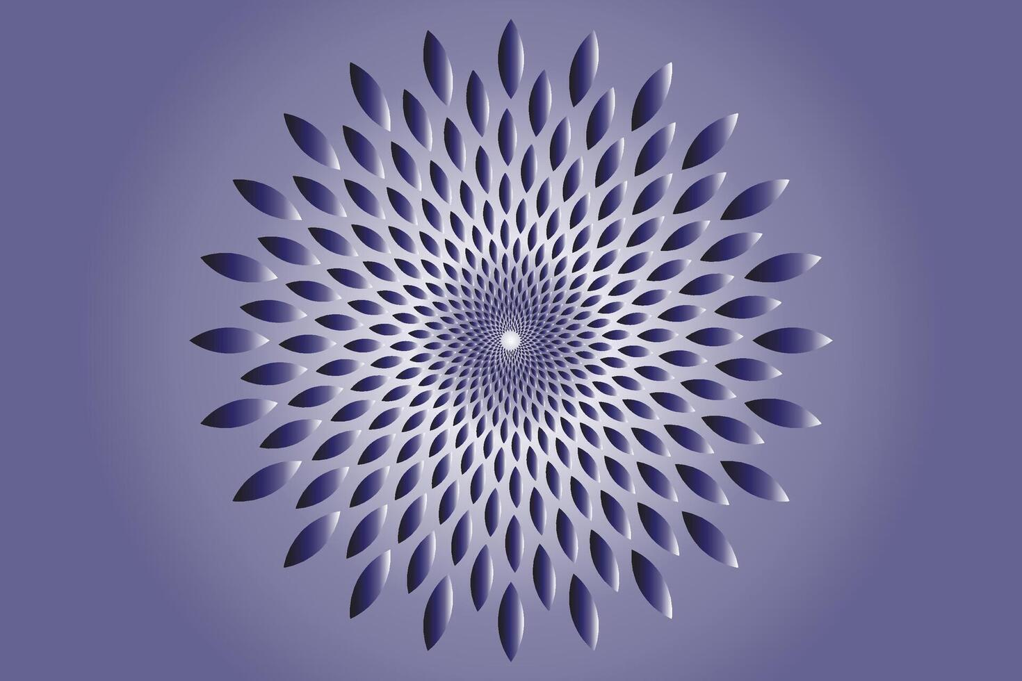 Circular pattern in form of mandala for Henna, Mehndi, tattoo, decoration. vector