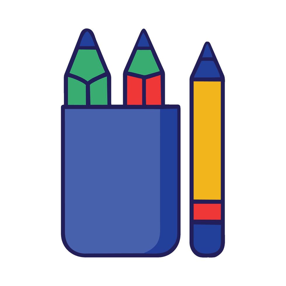 educación icono gráfico ilustración con plano color estilo vector