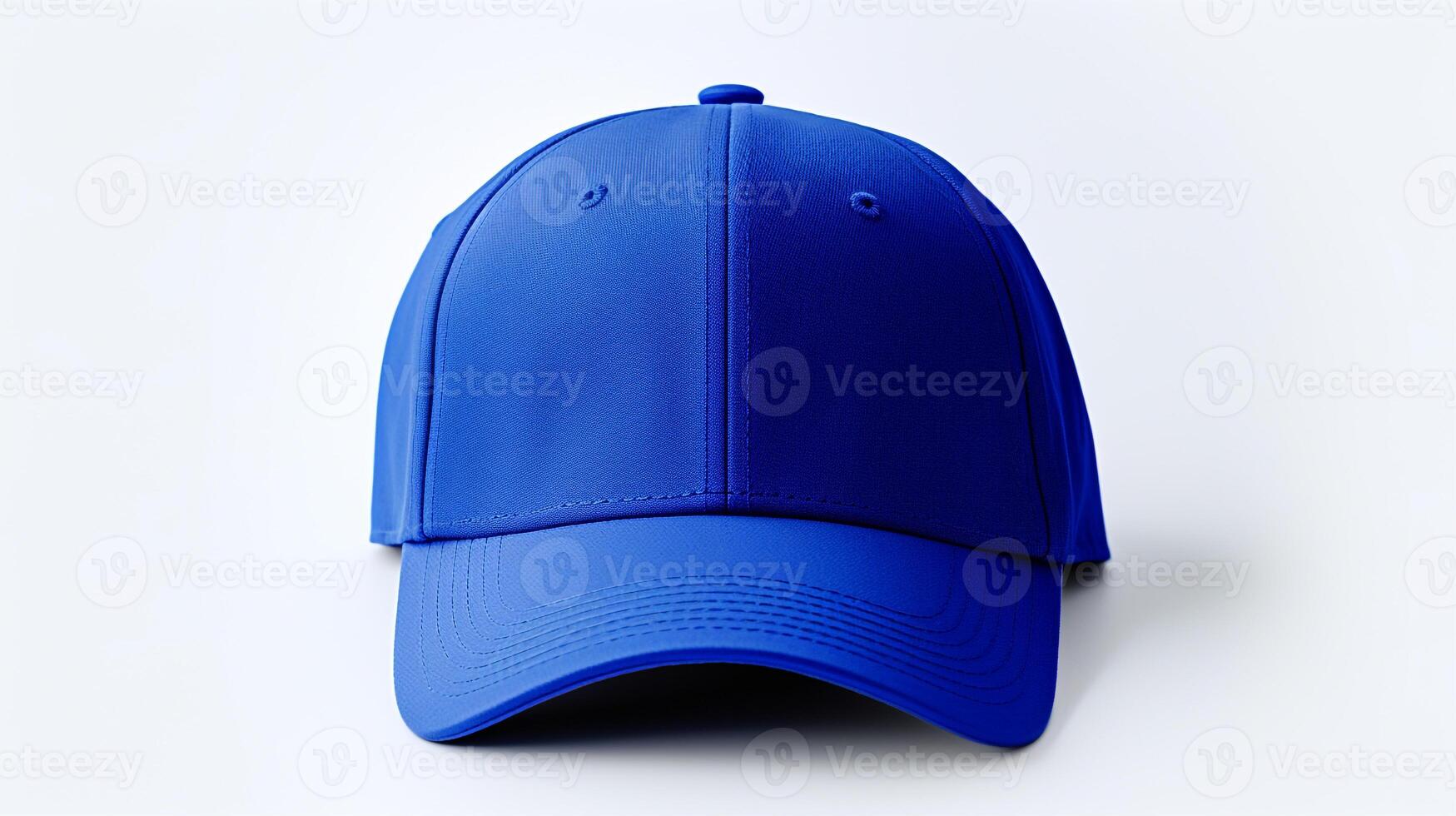 AI generated Photo of Royal Blue Baseball Cap isolated on white background. AI Generated