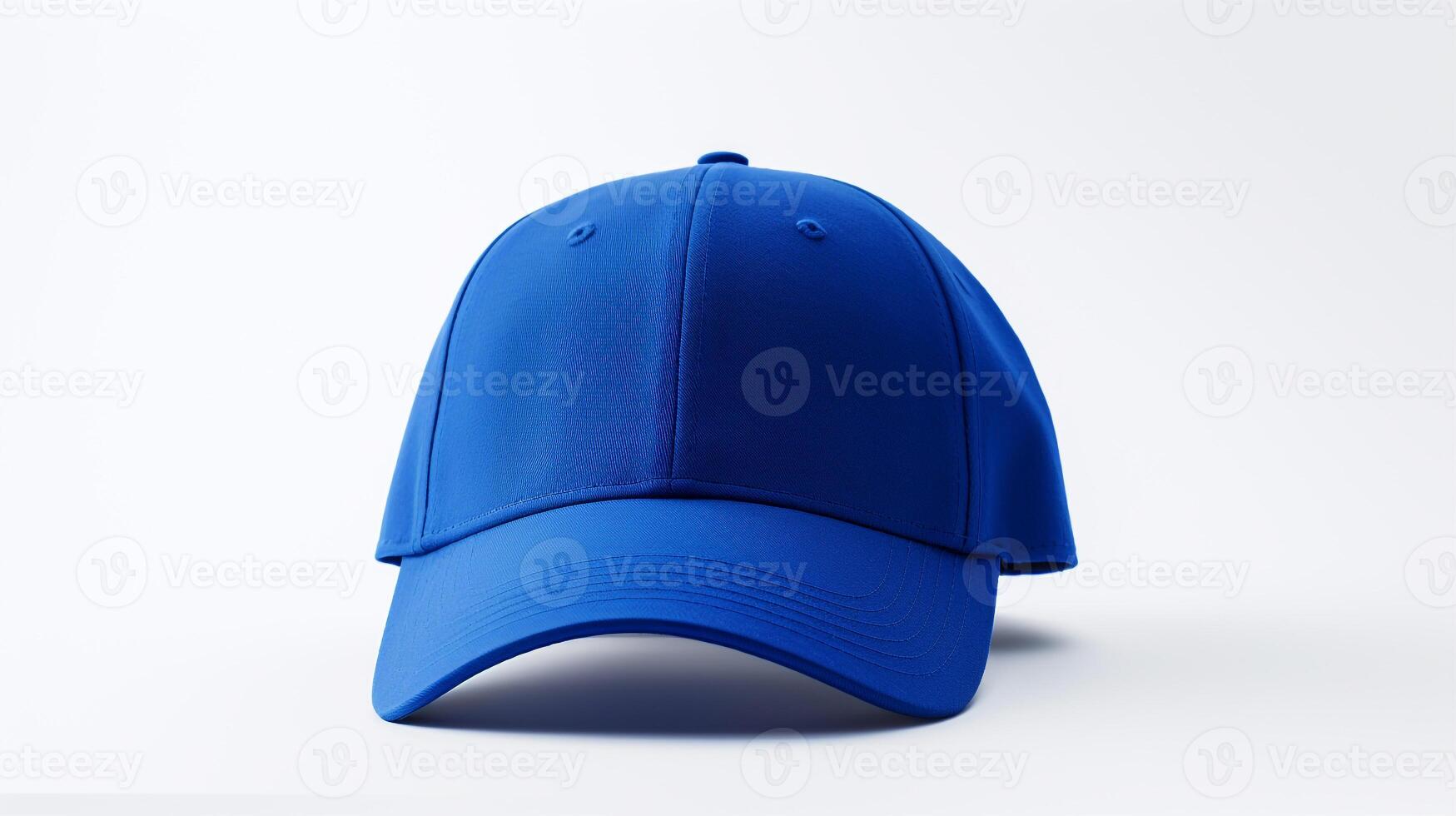 AI generated Photo of Royal Blue Dad Cap isolated on white background. AI Generated