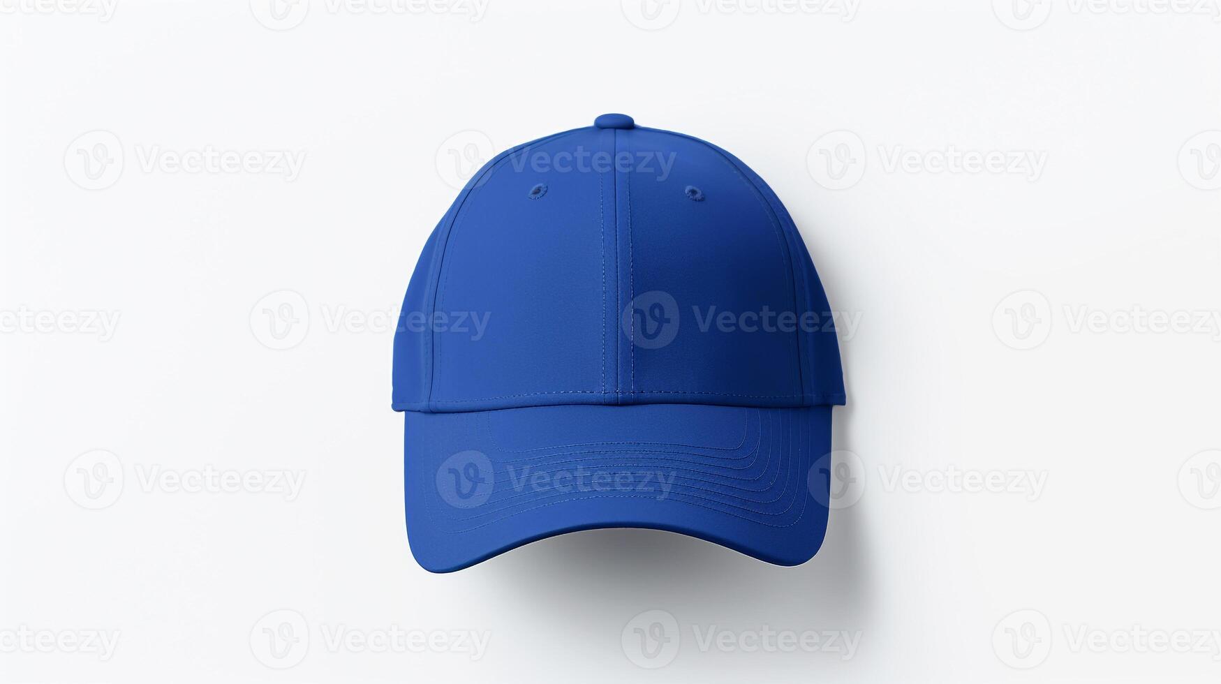 AI generated Photo of Royal Blue Dad Cap isolated on white background. AI Generated