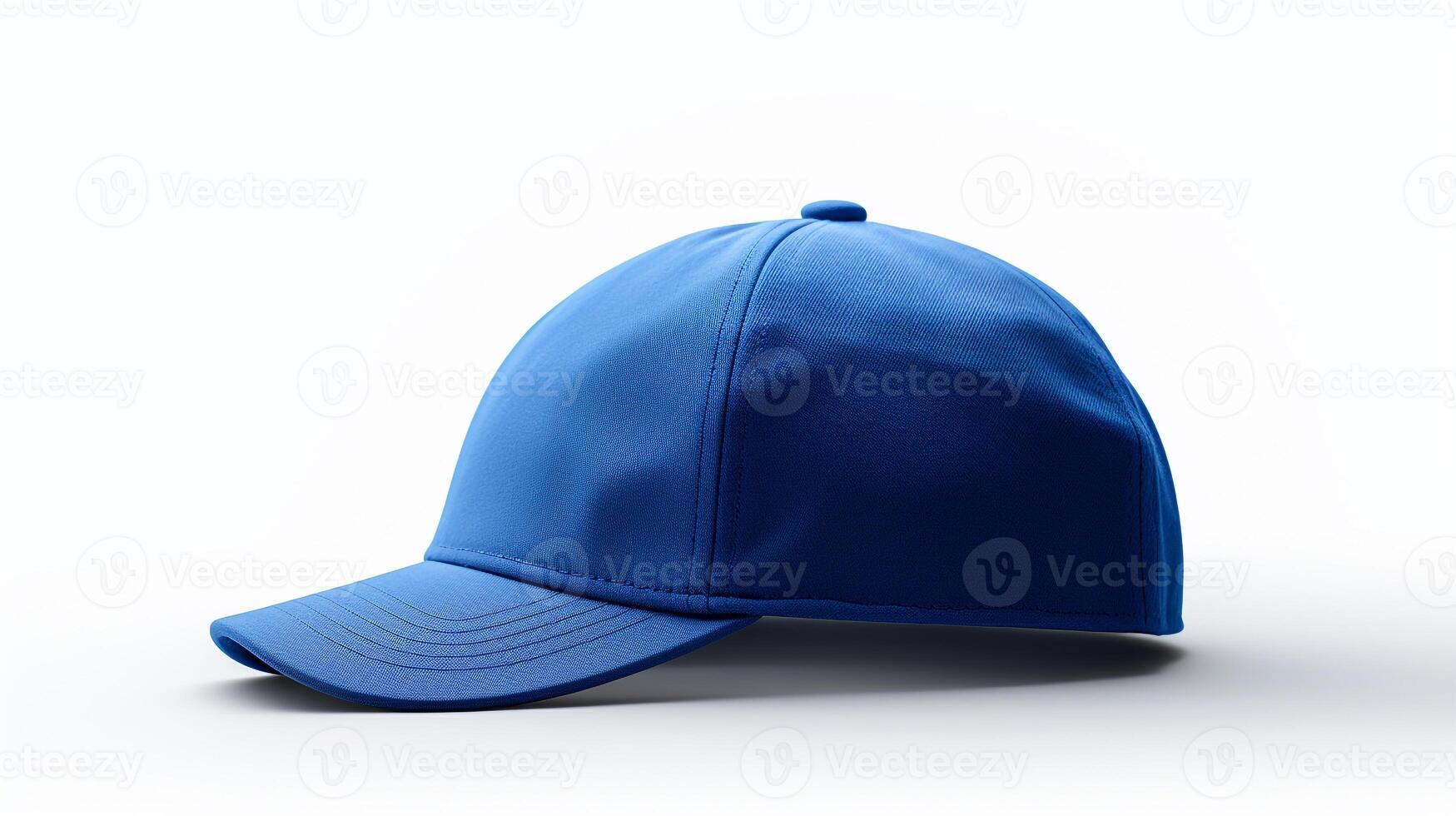 AI generated Photo of Royal Blue Dad Cap isolated on white background. AI Generated