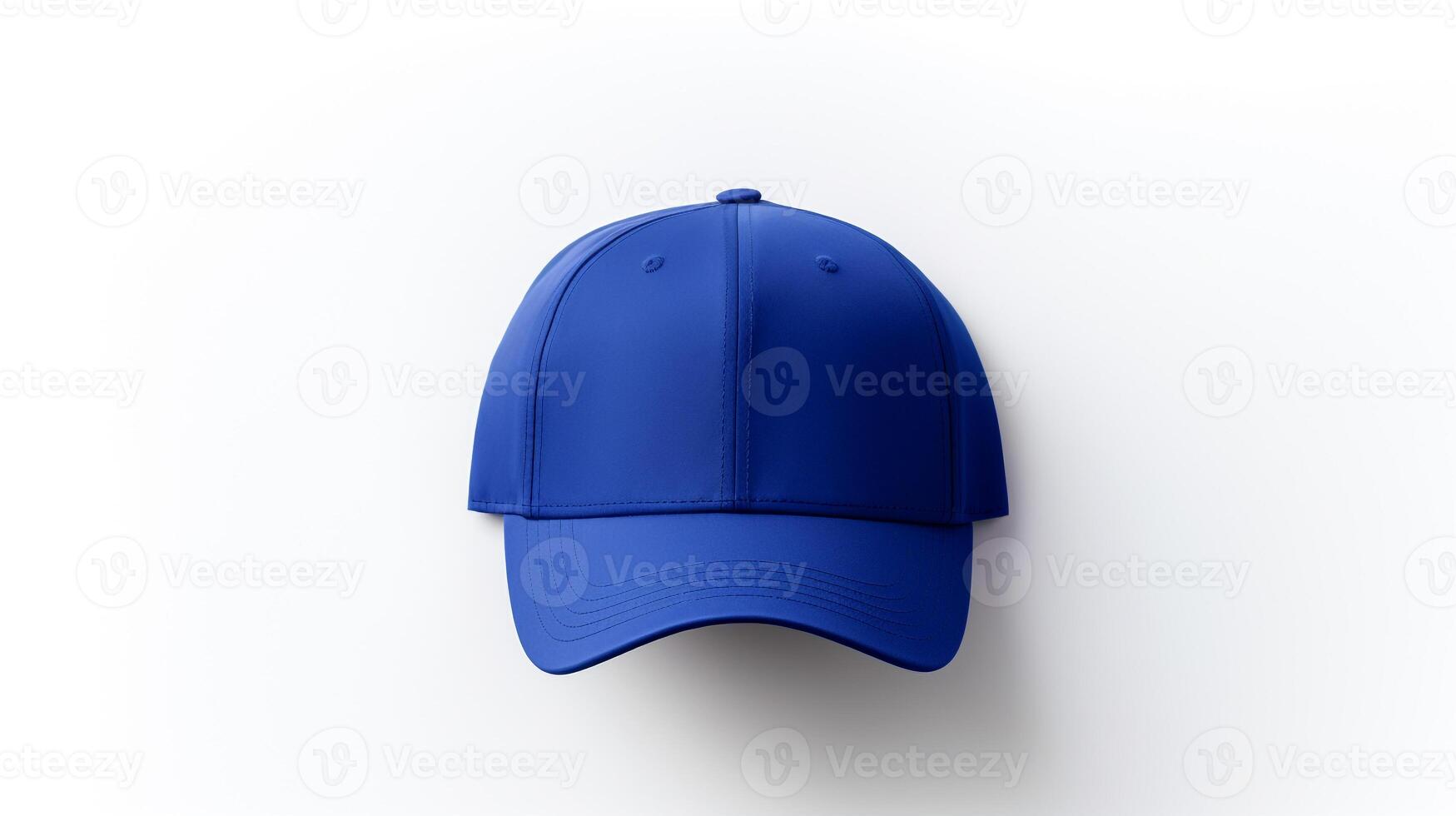 AI generated Photo of Royal Blue Baseball Cap isolated on white background. AI Generated
