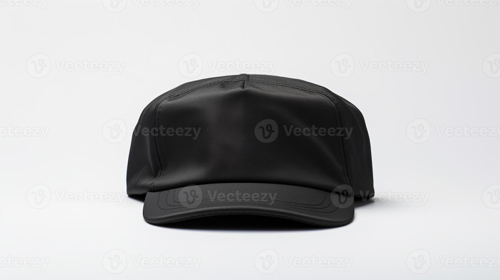 ai generado foto de negro militar gorra aislado en blanco antecedentes. ai generado