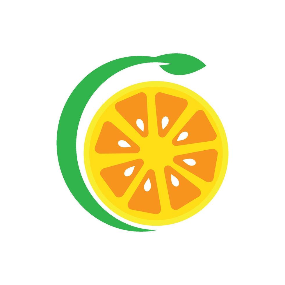 orange logo vector