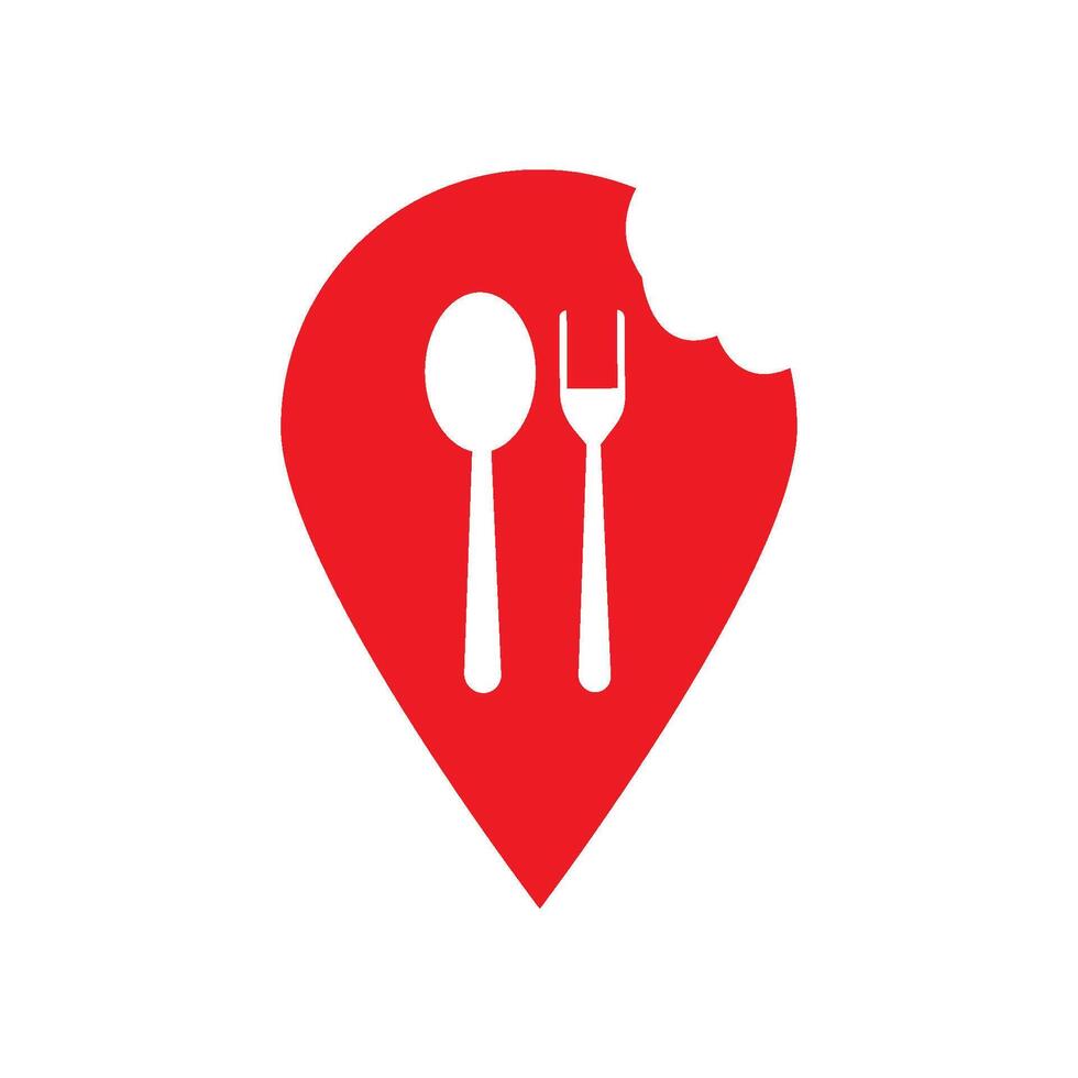 fork and spoon logo vector