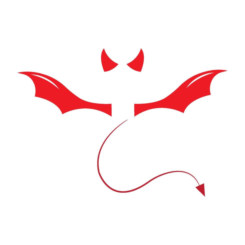 vector del logotipo del diablo