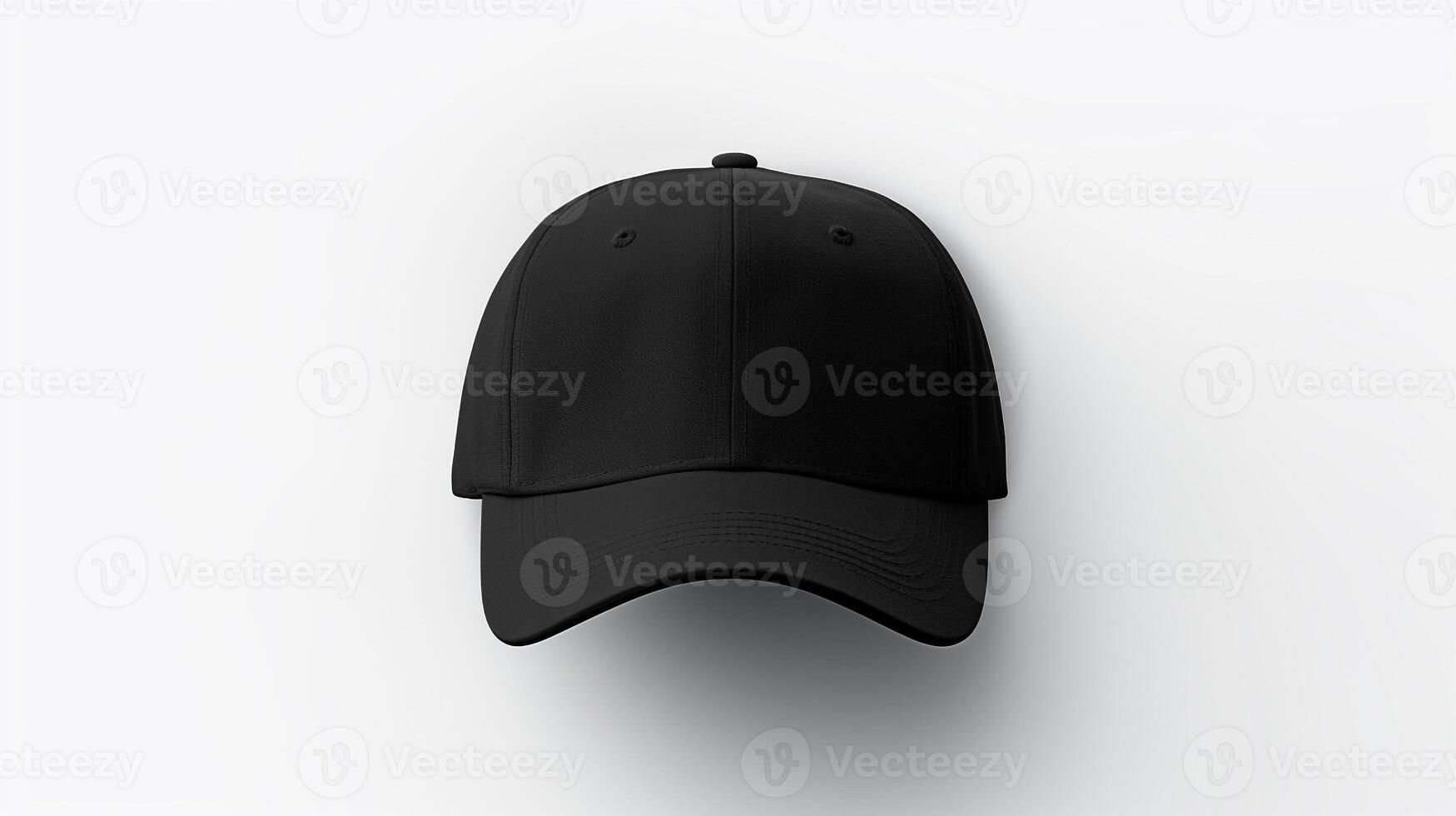 AI generated Photo of Black Dad Cap isolated on white background. AI Generated