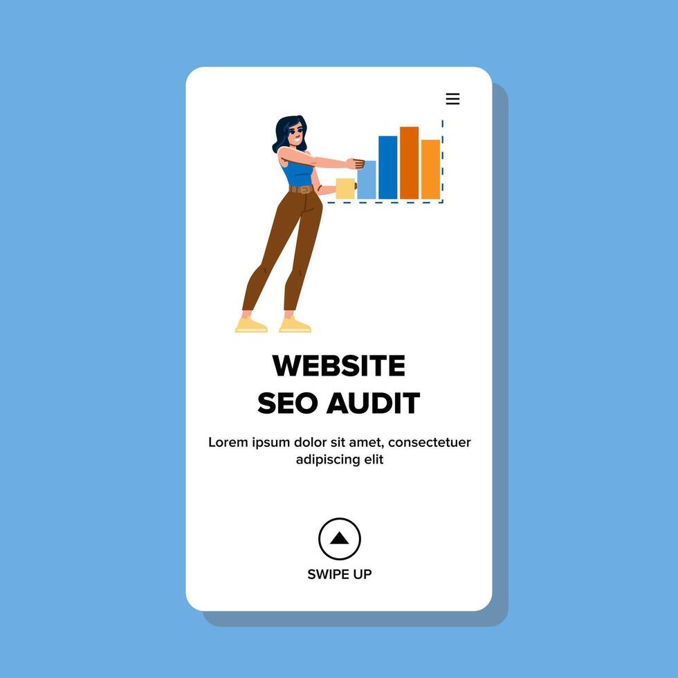 keyword website seo audit vector