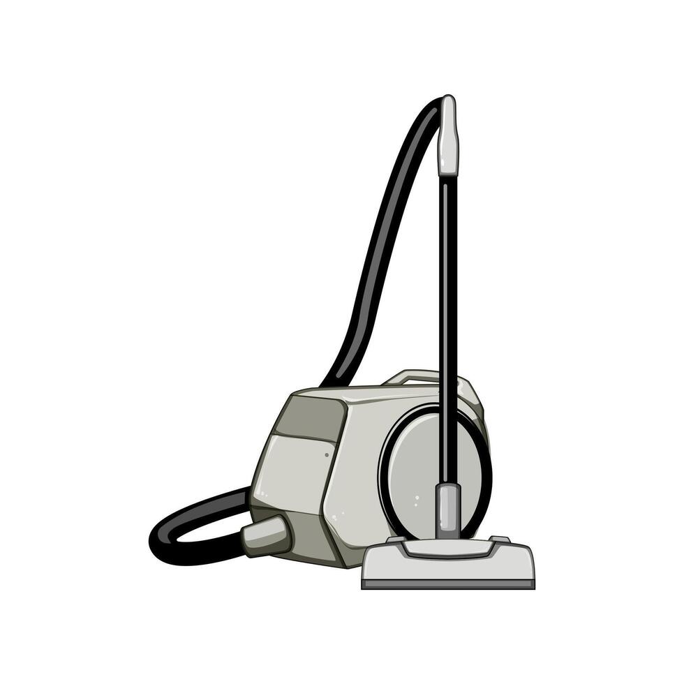 cepillo eléctrico Escoba dibujos animados vector ilustración