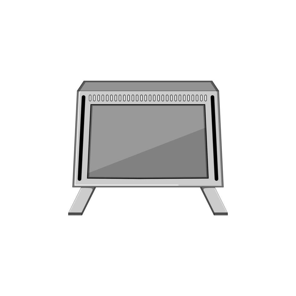body laptop stand cartoon vector illustration