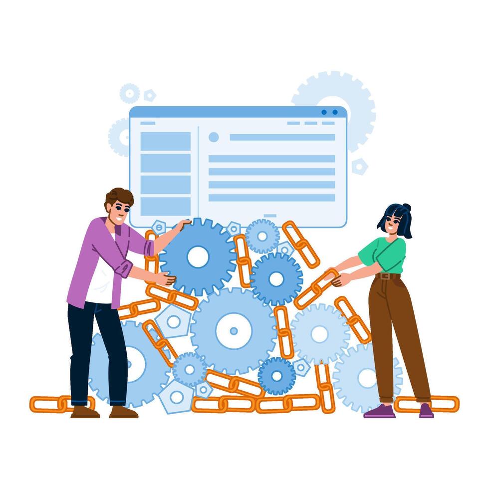 website off page seo vector
