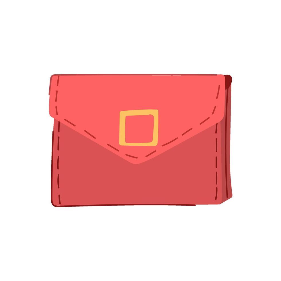 purse wallet cartoon vector illustration