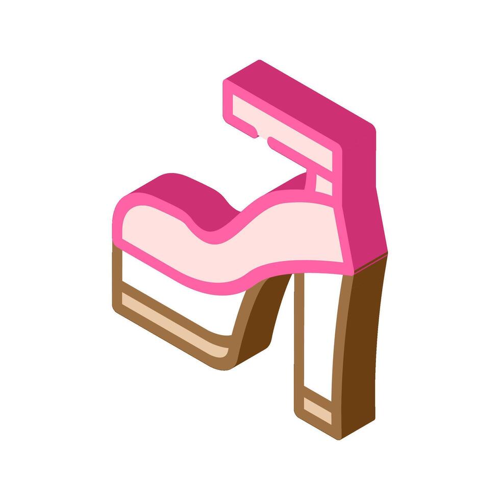 trance disco party isometric icon vector illustration