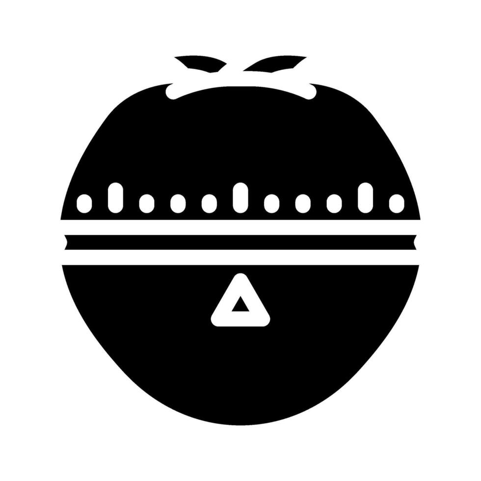 pomodoro technique time management glyph icon vector illustration