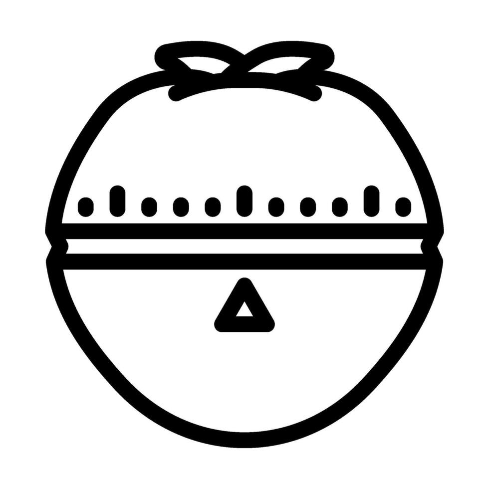 pomodoro technique time management line icon vector illustration