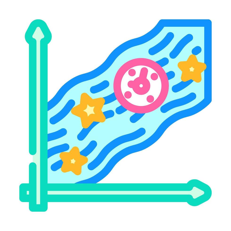 flow state time management color icon vector illustration