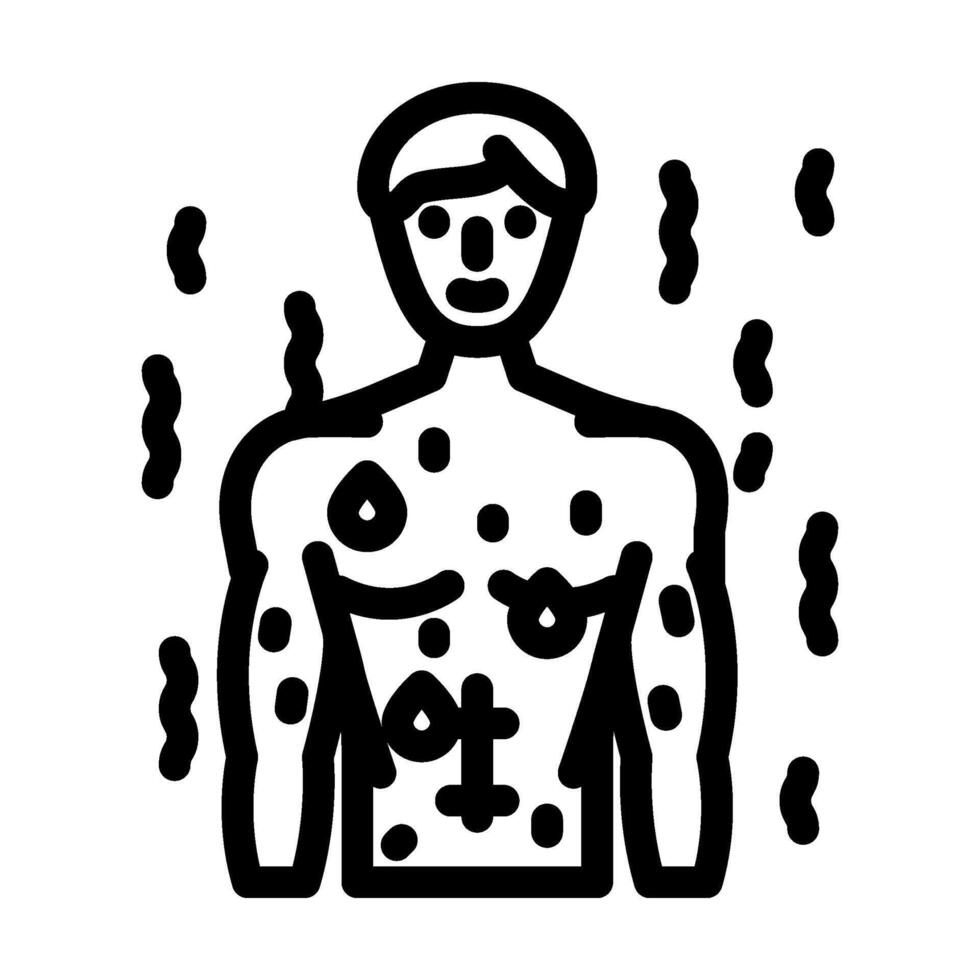 sweat sauna line icon vector illustration