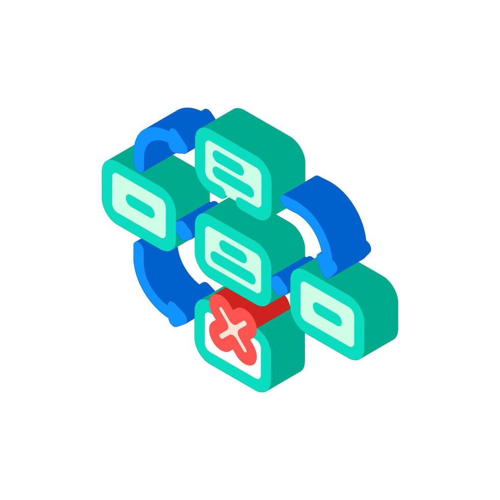 guerrilla testing ux ui design isometric icon vector illustration