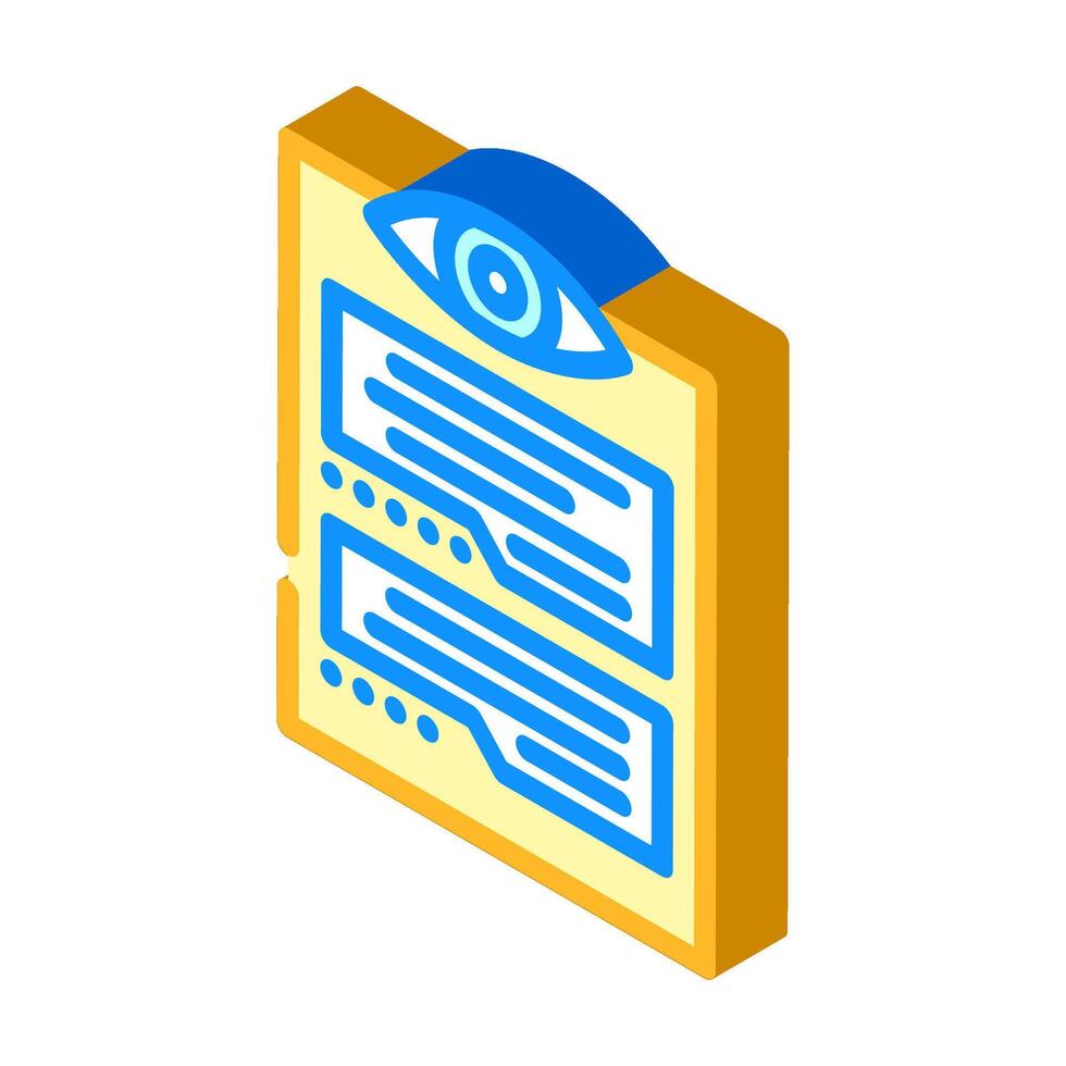 visual feedback ux ui design isometric icon vector illustration