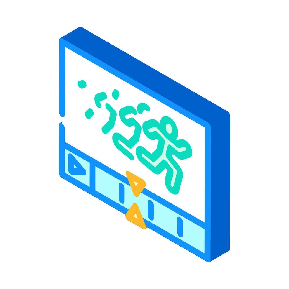 motion design ux ui design isometric icon vector illustration