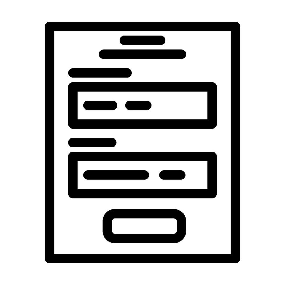 microcopy ux ui design line icon vector illustration