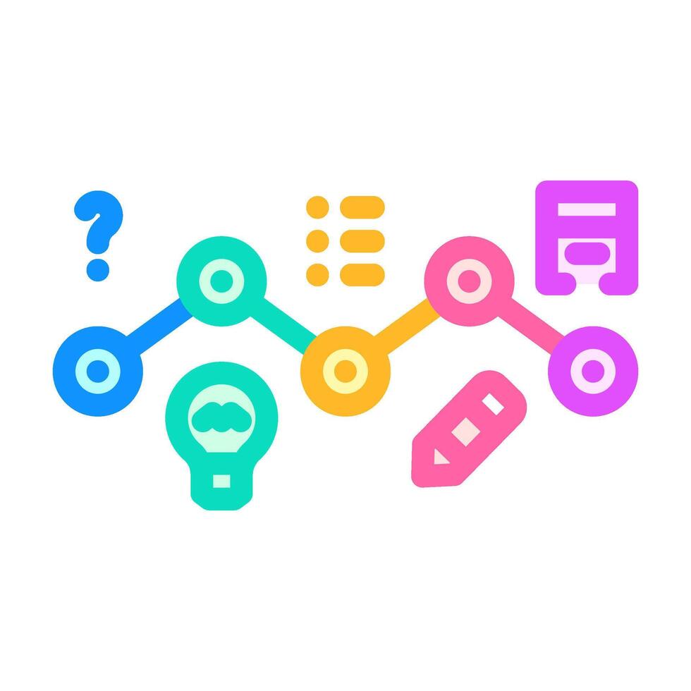 diseño pique ux ui color icono vector ilustración