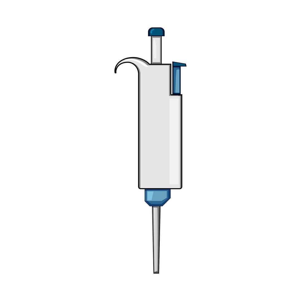 liquid pipette cartoon vector illustration