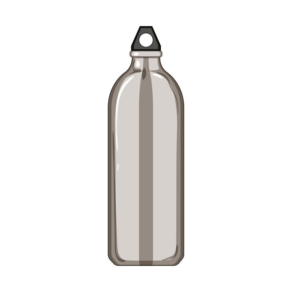 thermo stainless bottle cartoon vector illustration
