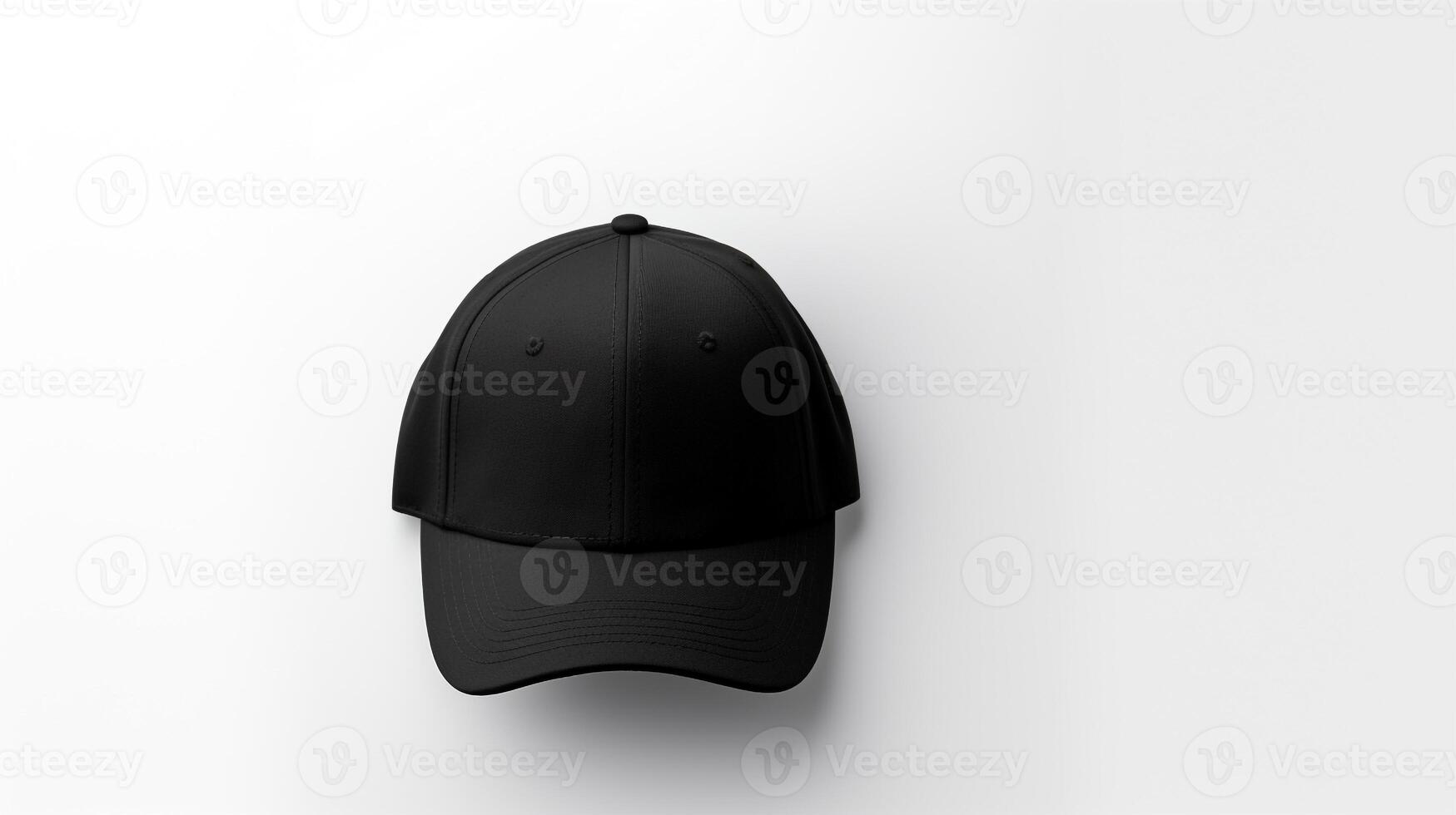 AI generated Photo of Black Dad Cap isolated on white background. AI Generated