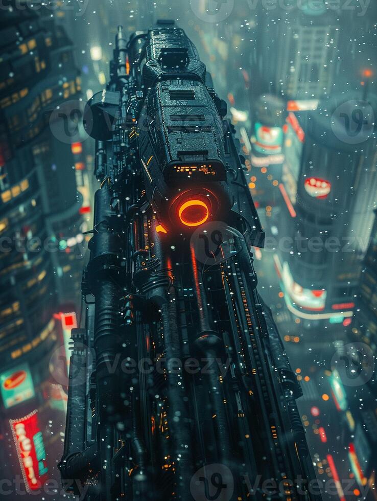 AI generated Robot Sci-fi photo