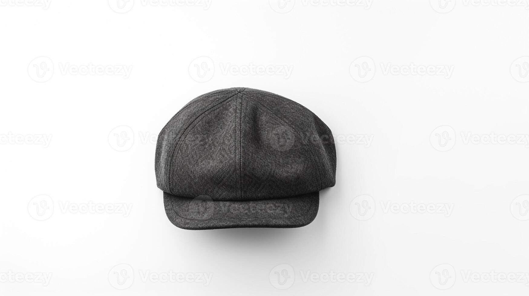 ai generado foto de carbón vendedor de periódicos gorra aislado en blanco antecedentes. ai generado