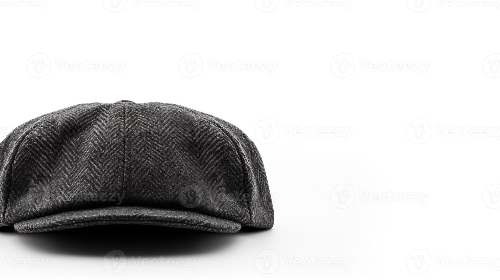 ai generado foto de carbón vendedor de periódicos gorra aislado en blanco antecedentes. ai generado