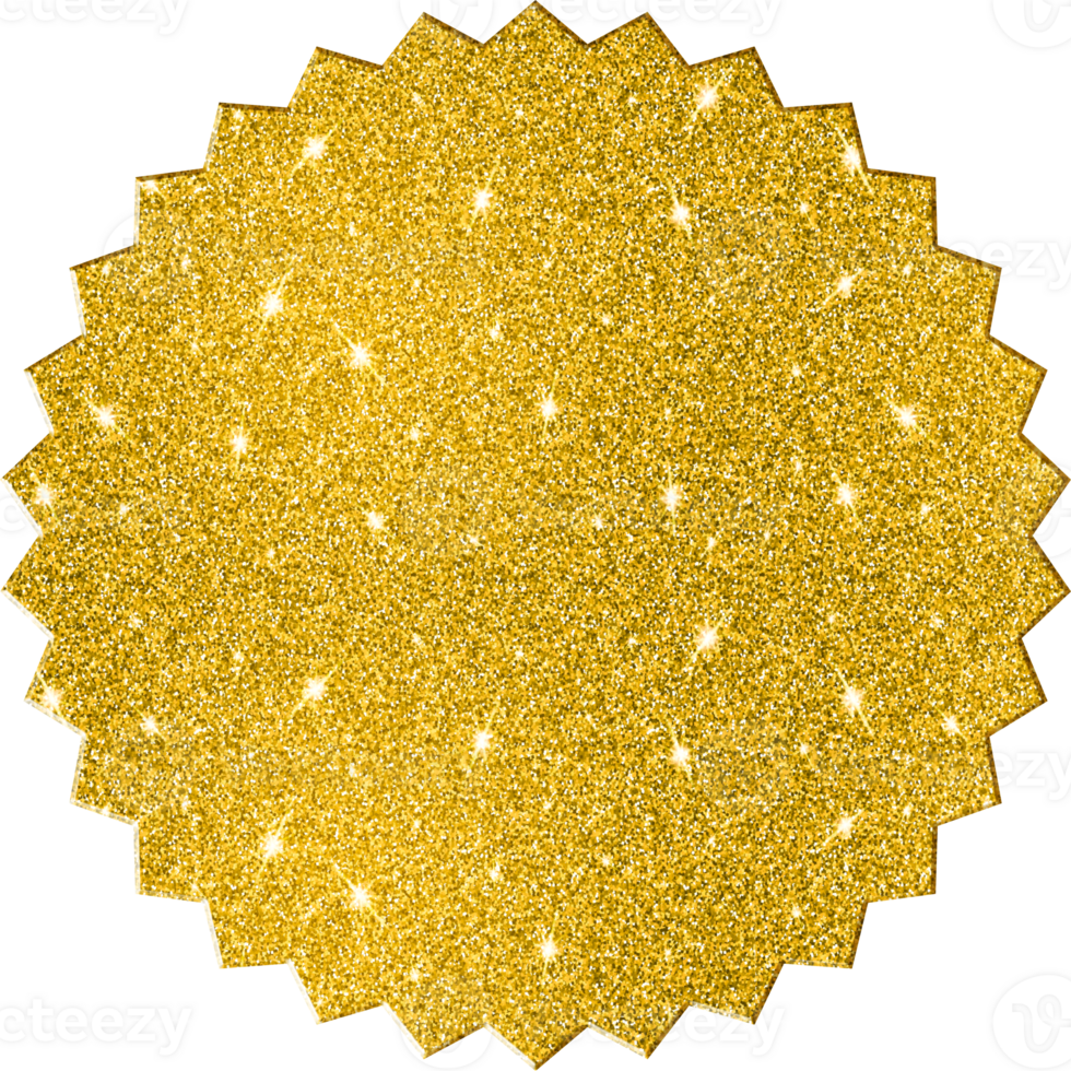 Star Burst  Shape Gold Glitter 3D Premium Elegant Sparkling Decorative Lustrous Chic Basic Shapes png