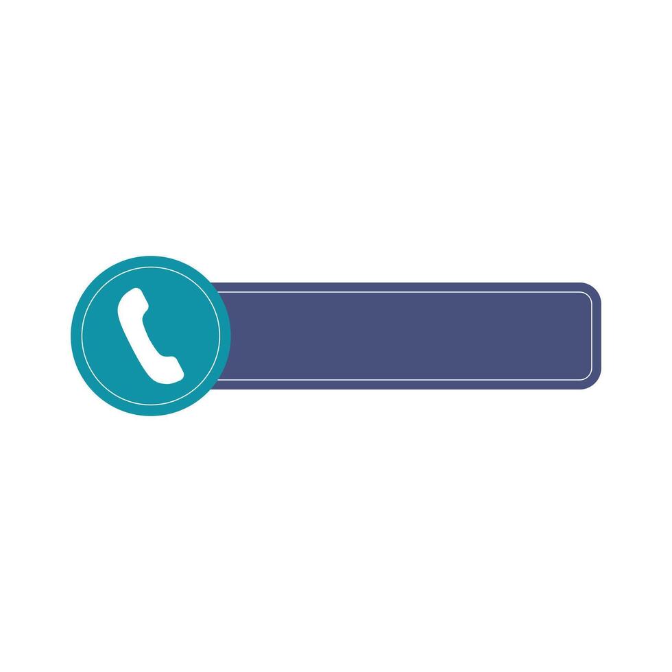 Template for phone number. Contact support vector