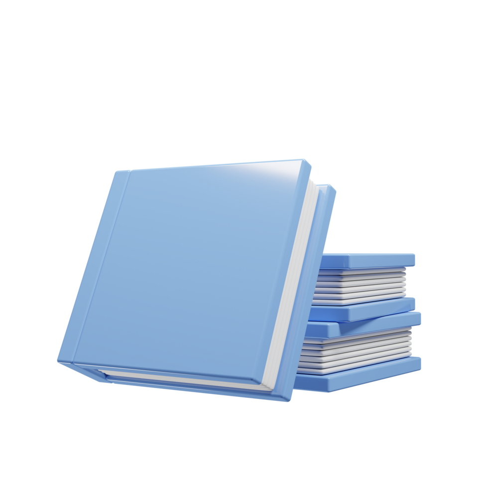 livre 3d icône avec dessin animé style pour site Internet conception présentation. 3d le rendu icône png