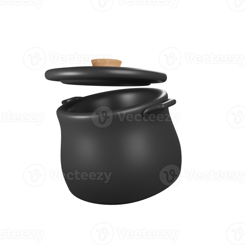 3d rendering of kitchen tool with cartoon style. 3d render cute icon concept png