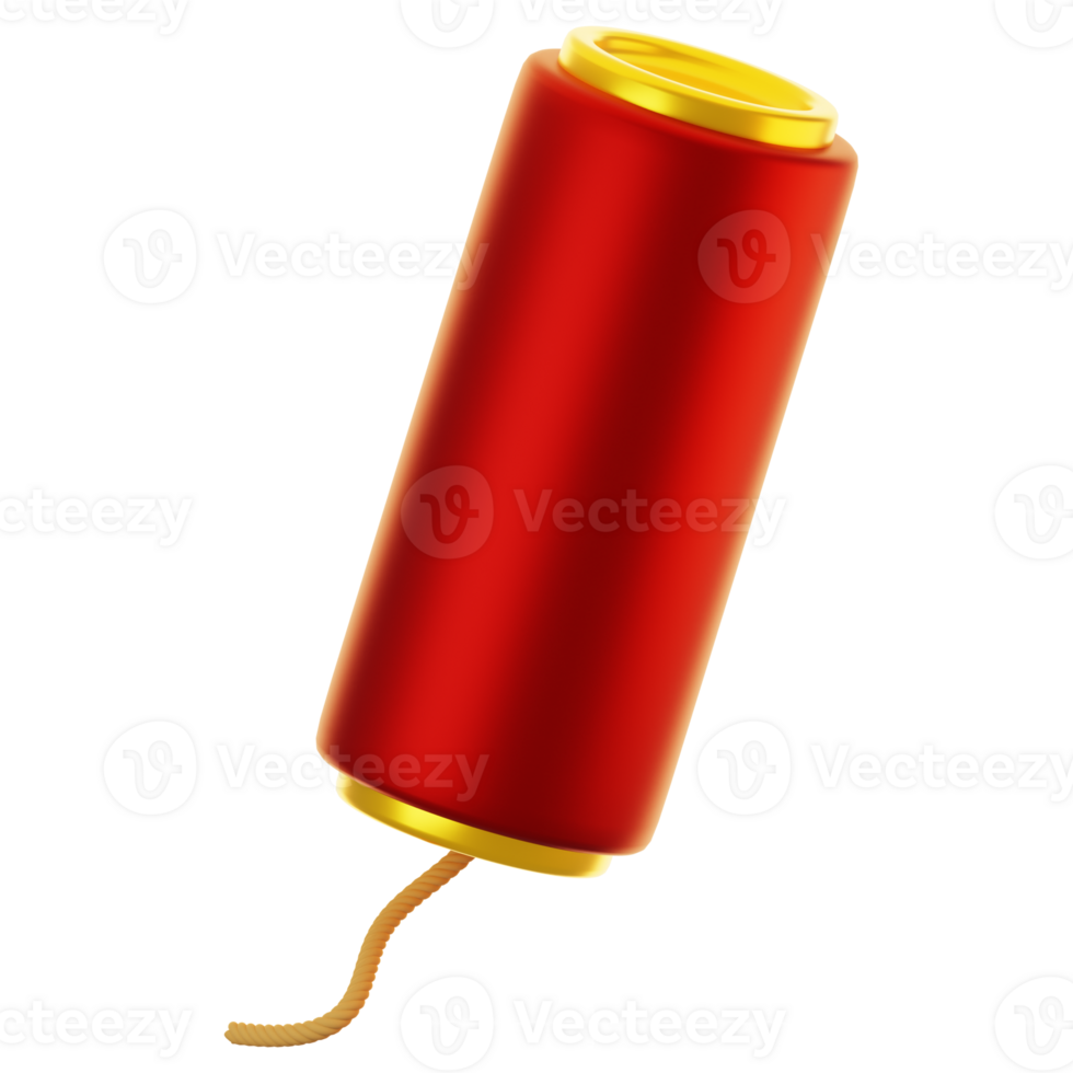 3d rendering firework icon. 3d render christmas icon concept png