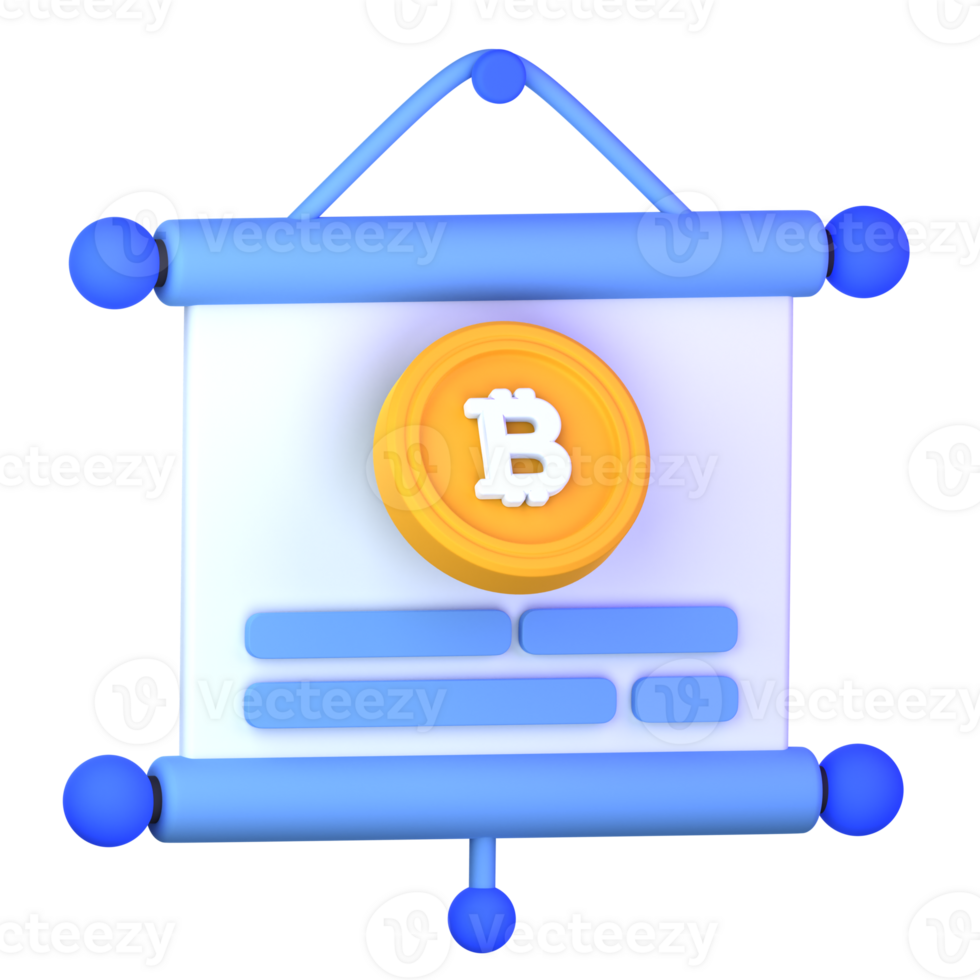 Crypto Presentation 3D Illustration for uiux, web, app, presentation, etc png