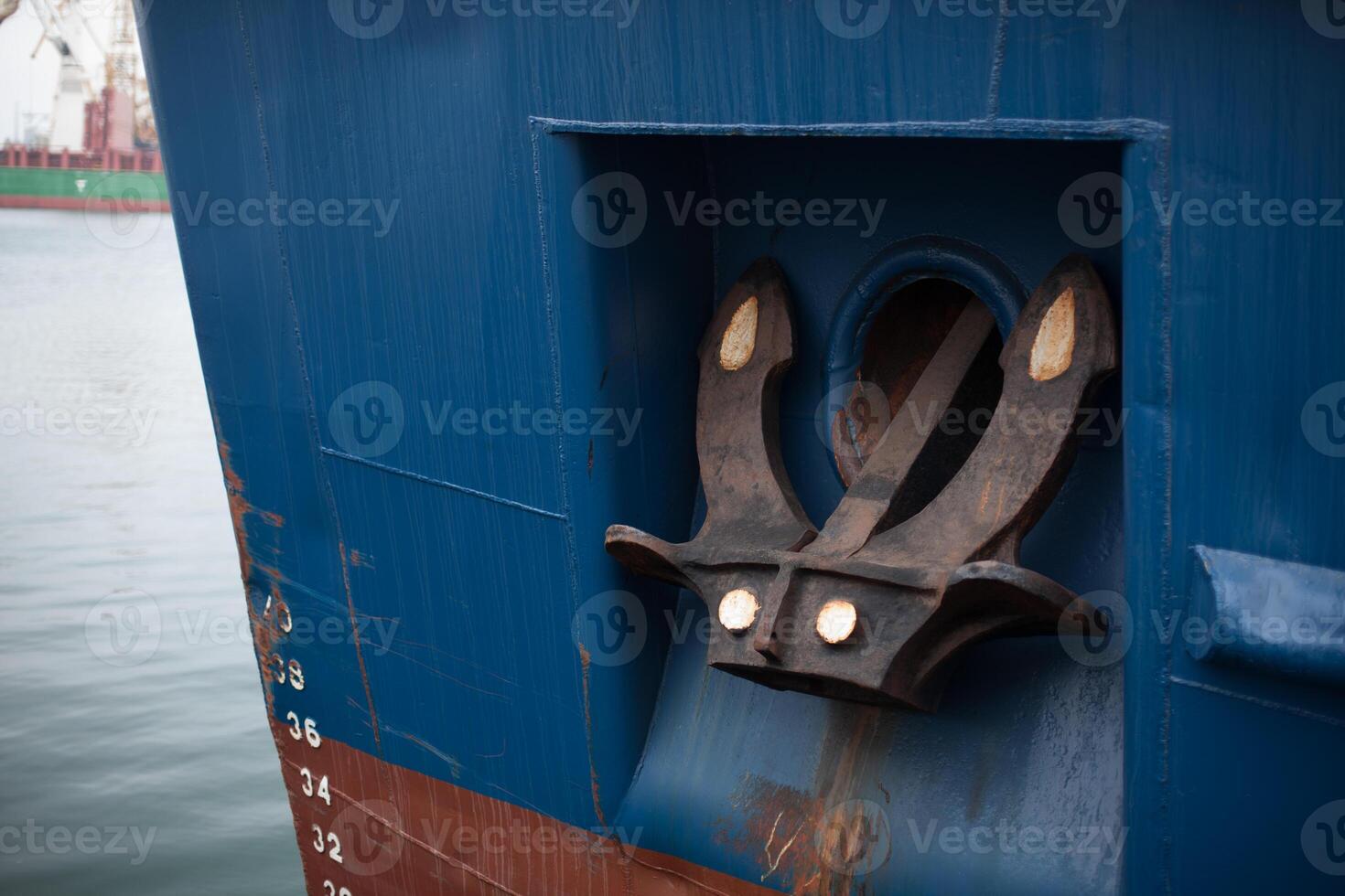 harbor anchor ship background photo