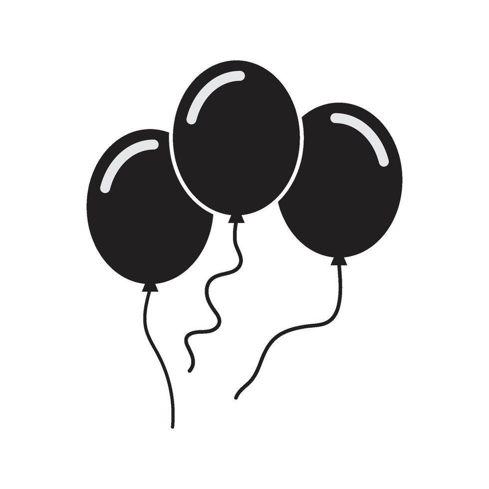 Balloon logo simple vector