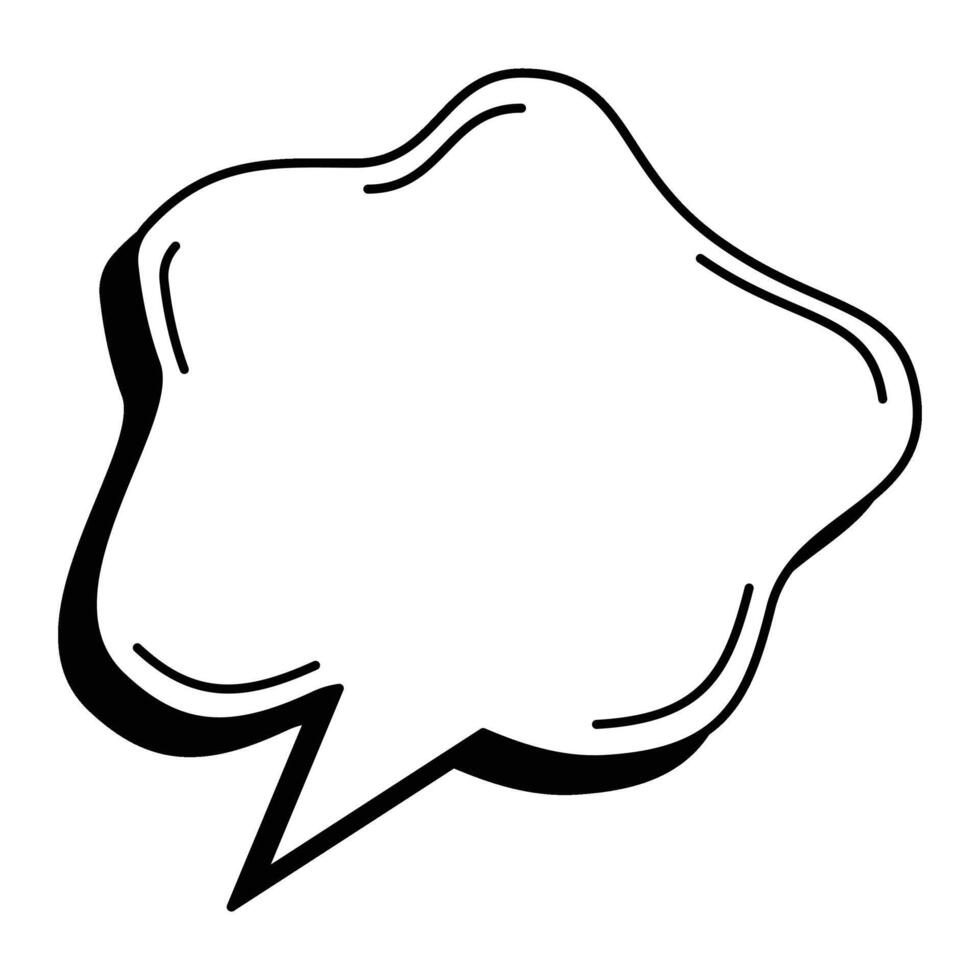 Comic Speech Bubble vector