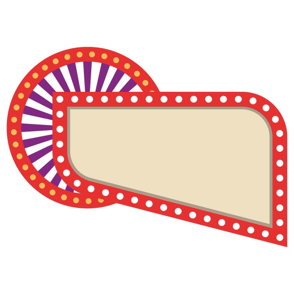 Retro Vintage Sign Board vector