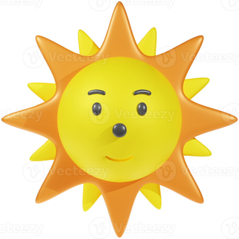 Sol catoon ícone png