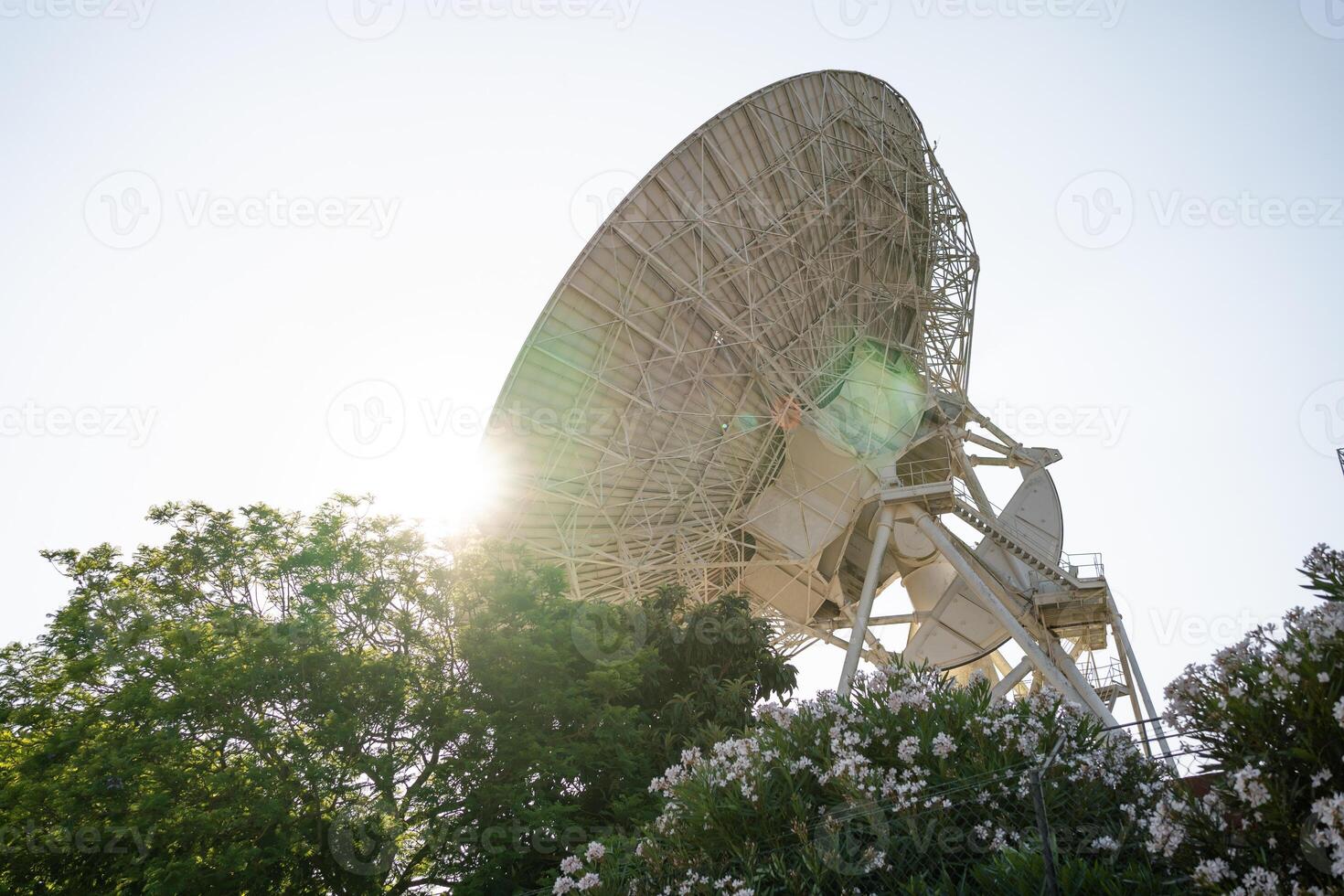 Earth based astronomical radio telescope photo